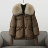 Valine | Luxury fur collar coat