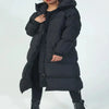 Zwart puffer winterjas