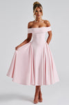 Isabella | Elegantes Midikleid Pink Dream