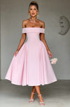 Isabella | Elegantes Midikleid Pink Dream