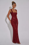 Insel | Rotes Maxikleid